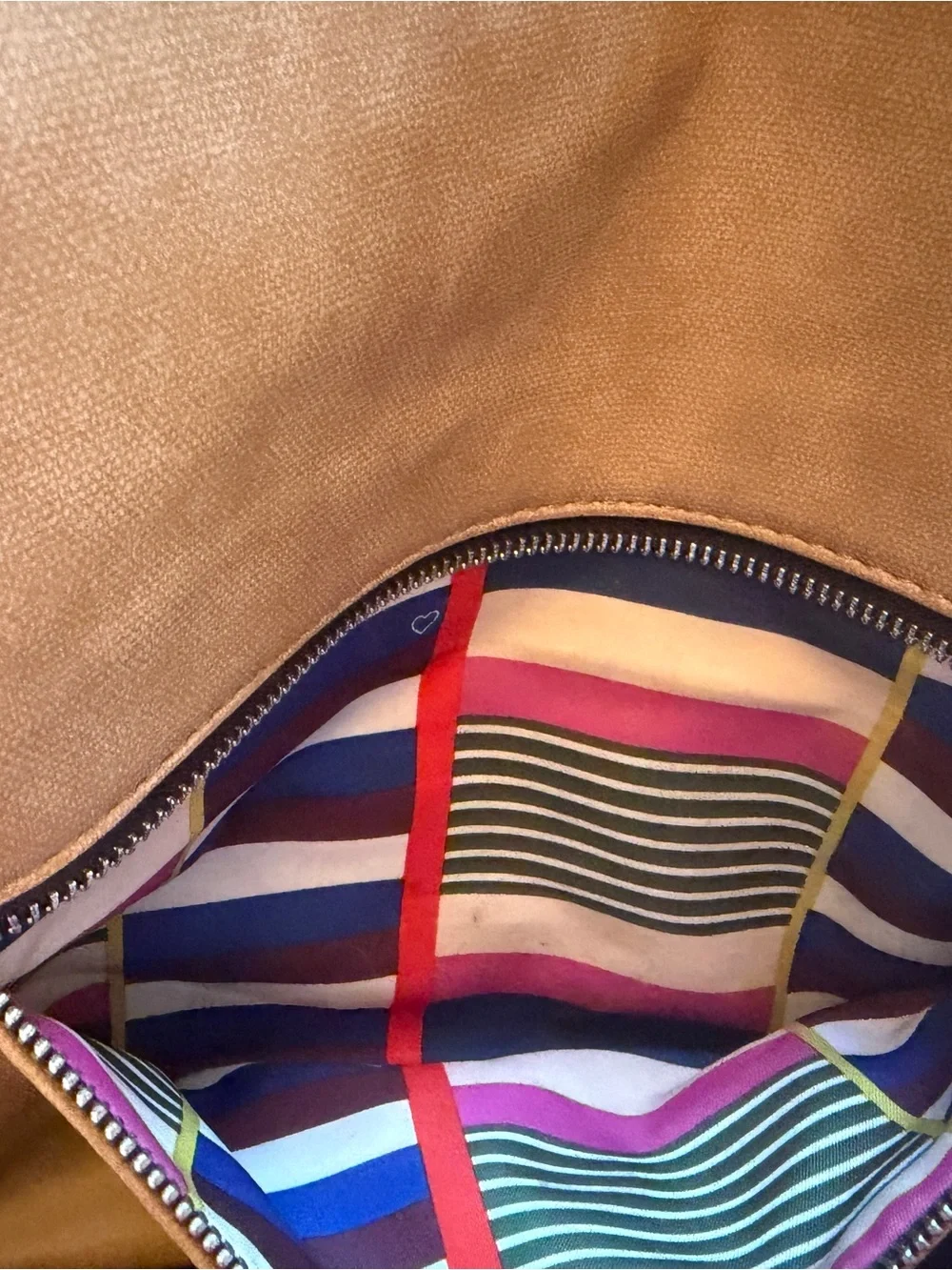 Stella & Dot Crossbody Purse - Black and Brown Leather